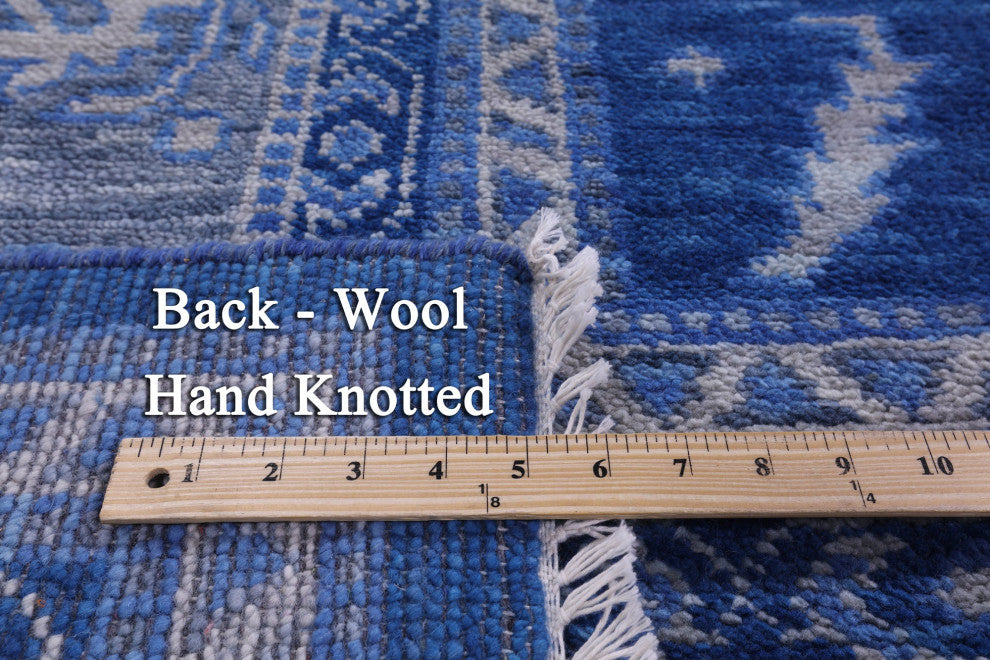 Turkish Oushak Handmade Wool Rug 10' 3" X 14' 1" - Q13565