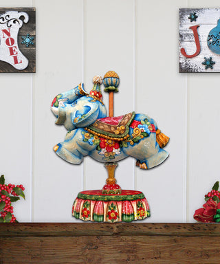 Carousel Elephant Door Hanger