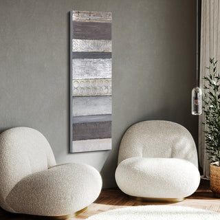 Fluid Textured Metallic Hand Painted Abstract Wall Art by Martin Edwards