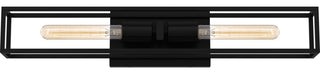 Quoizel LGN8624 Leighton 2 Light 24"W Bath Bar - Matte Black