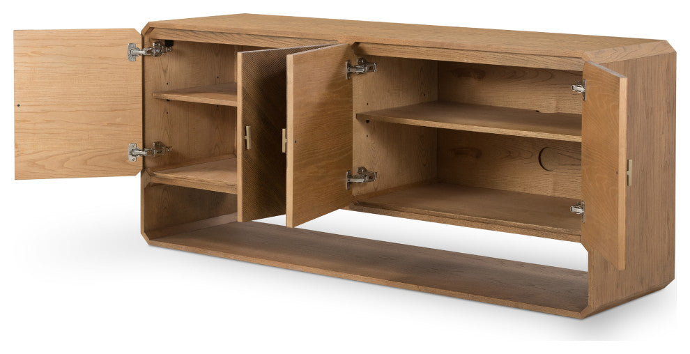 Caspian Sideboard, Natural Ash Veneer