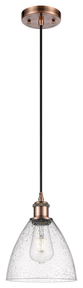 Innovations 516-1P-AC-GBD-754-LED 1 Light Pendant, Antique Copper