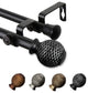 Vanna 13/16" Double Curtain Rod Black