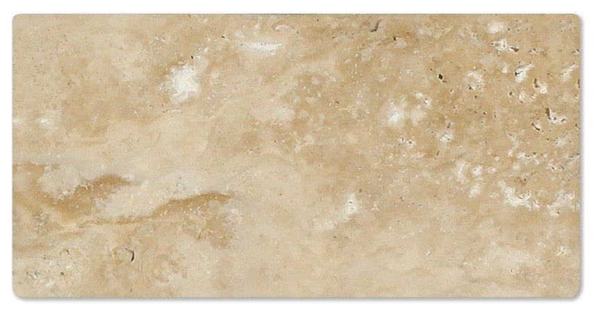 3 X 6 Philadelphia Travertine Tumbled Subway Brick Field Tile