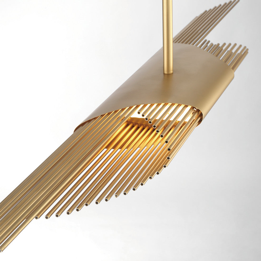 Umura 2-Light Chandelier, Gold