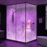 Black Series Wifi/Bluetooth 6kW QuickStart Steam Bath Set, Matte Black