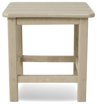 Polywood Seashell 18" Side Table, Sand