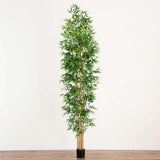 11ft. Artificial Bamboo Tree With Real Bamboo Trunks