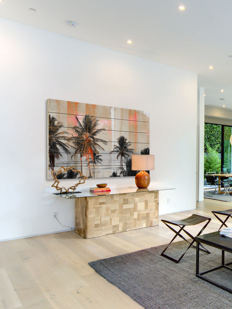 "Bahia" Wall Art on Wood, 60"x40"