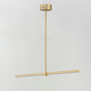 ET2 E21355 Dorian 35"W LED Linear Chandelier - Gold