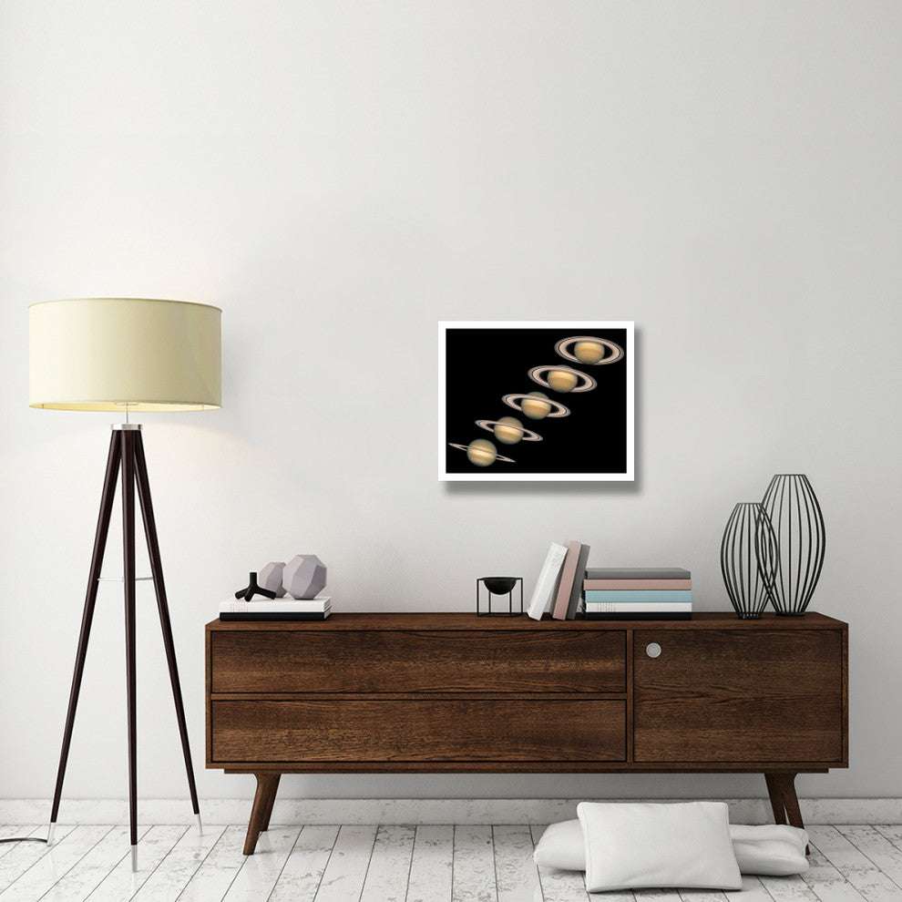"Views of Saturn, 1996-2000" Digital Paper Print by NASA, 26"x22"