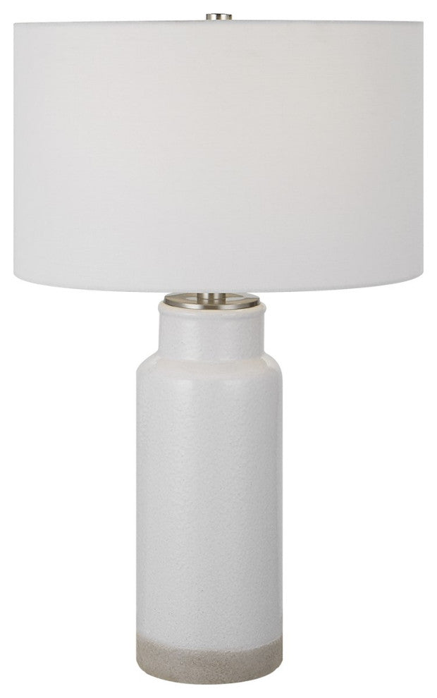 Uttermost Albany White Farmhouse Table Lamp 30038