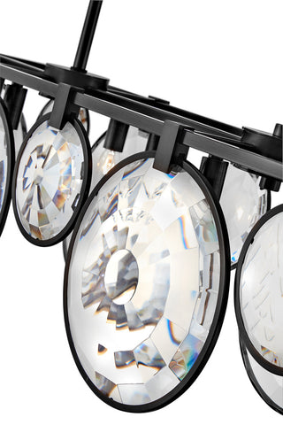 Fredrick Ramond Nala Medium Eight Light Linear, Black*