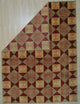 Red Transitional Geometric Turkish Knot Area Rug
