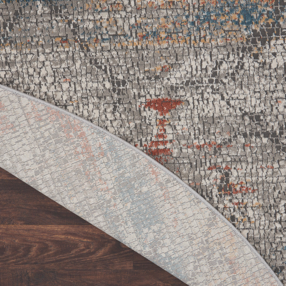 Nourison Home 5'3"xRound Rustic Textures Area Rug