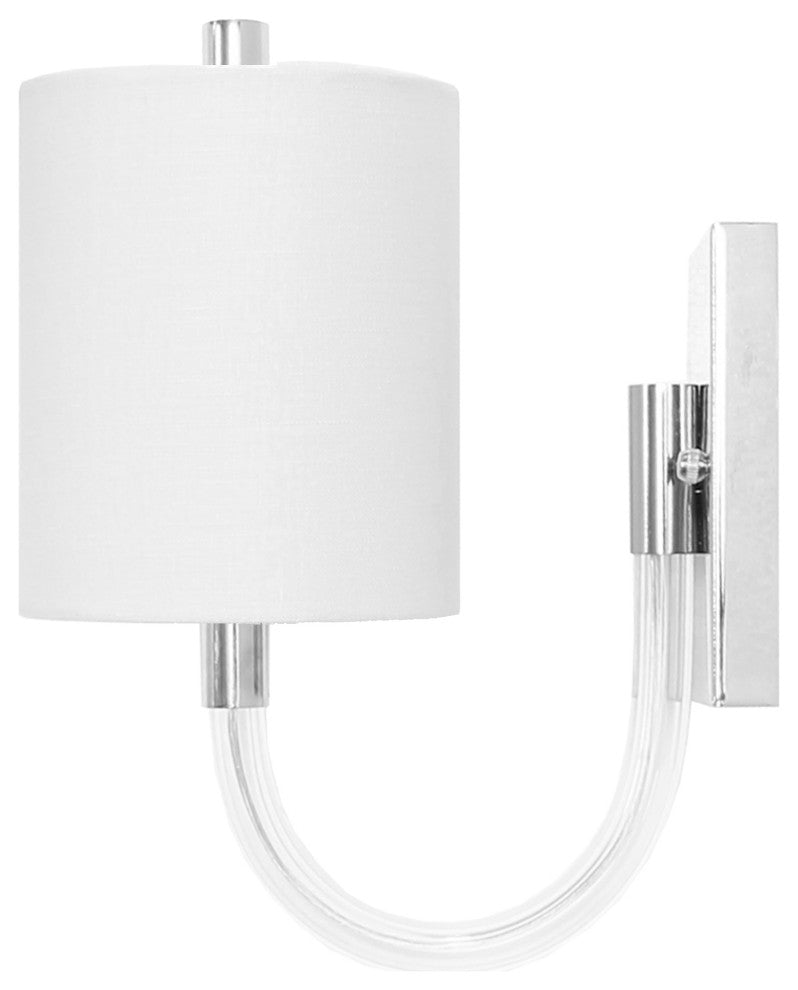 Nordic LED Wall Lamp in Minimalistic Style, Living Room, Bedroom, Silver, Warm Light