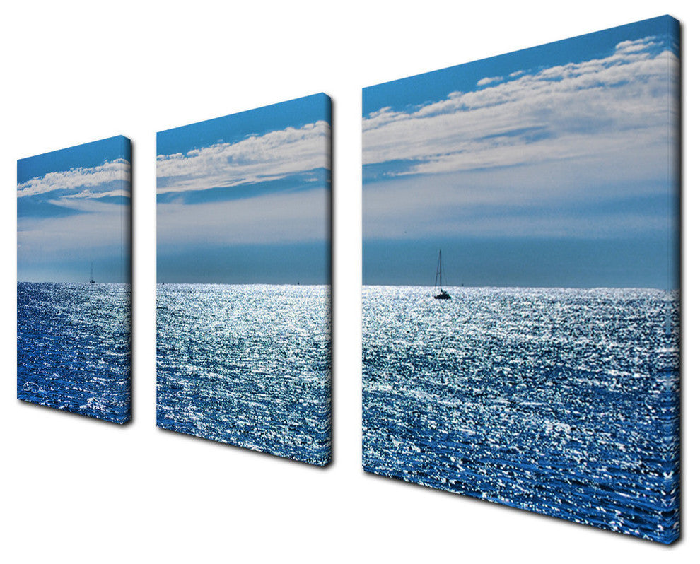 Ready2hangart Chris Doherty 'Oceans' 3-piece Canvas Wall Art
