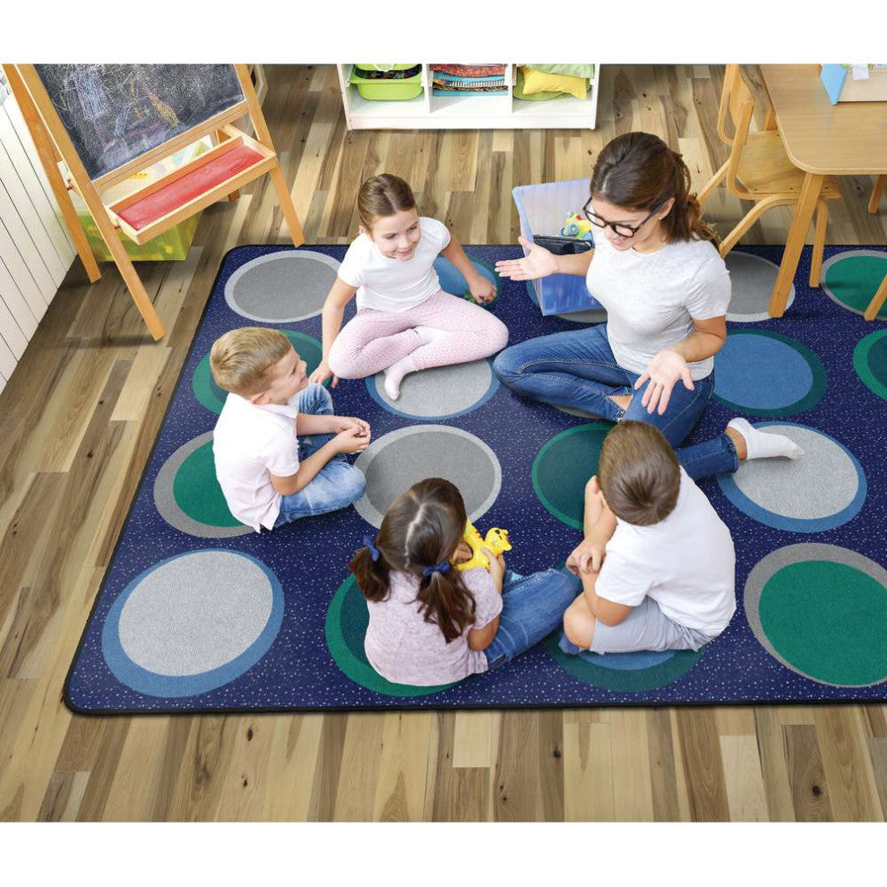 Flagship Carpets VA1827-32FS 6'X8'4" Sitting Spots Cool Educational Rug