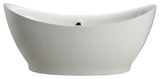 Divinity 68" x 31.5" Soaking Bathtub