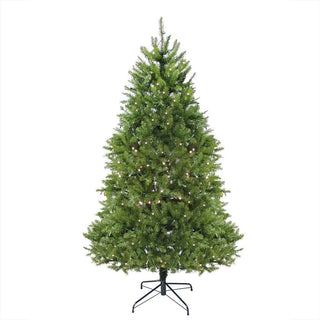 6.5' Pre-Lit Northern Pine Christmas Tree, Clear LED Lights