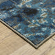 Vander Glass Blue/Beige Power-Loomed Area Rug, 5'3"x7'3"