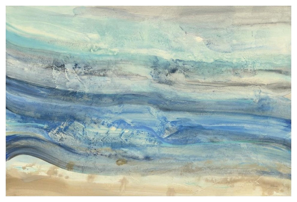 "Ocean Waves" Digital Paper Print by Albena Hristova, 50"x34"