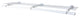 Double Shelf With Hanger, White, White