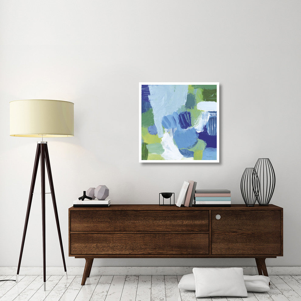 "Mountain Reflection I" Digital Paper Print by Farida Zaman, 32"x32"