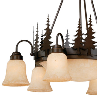 Yosemite 9L Tree Chandelier Burnished Bronze