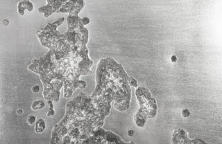 Splotch Wall Art, Silver, Rectangle A