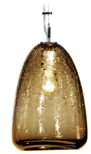 Summit Pendant, The Boa Lantern Collection, Amber
