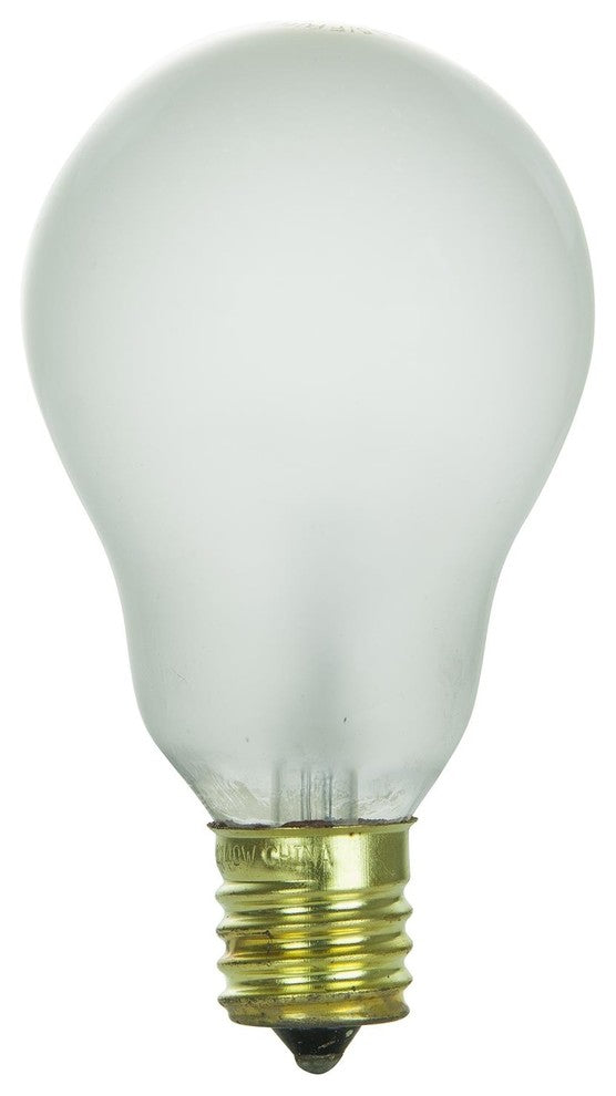 Sunlite 40 Watt A15 Appliance, Intermediate Base, Frost