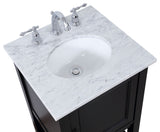 Matilda 19" Single Bathroom Vanity Set, Black