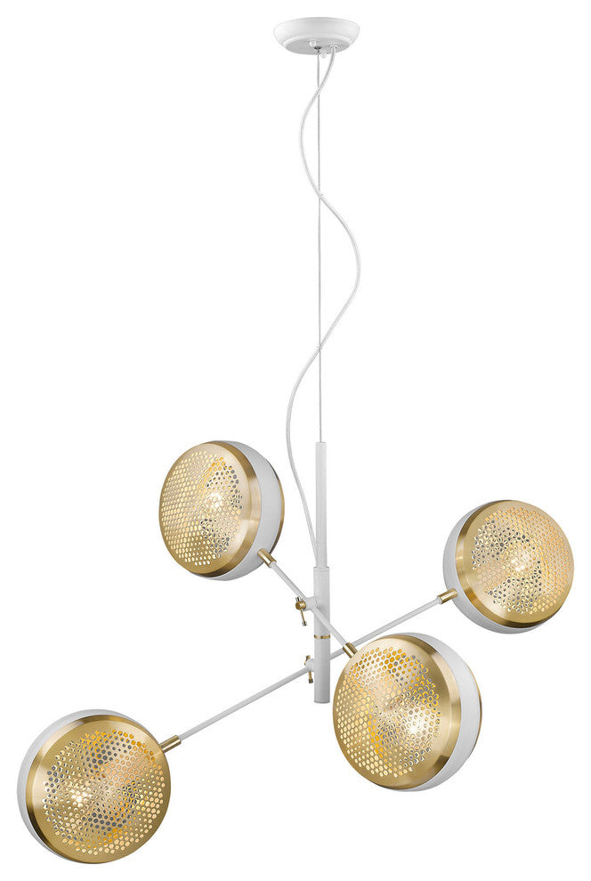 Tholos 4-Light White Pendant