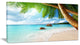 "Praslin Island Seychelles Beach" Seashore Canvas Photo Print, 40"x20"