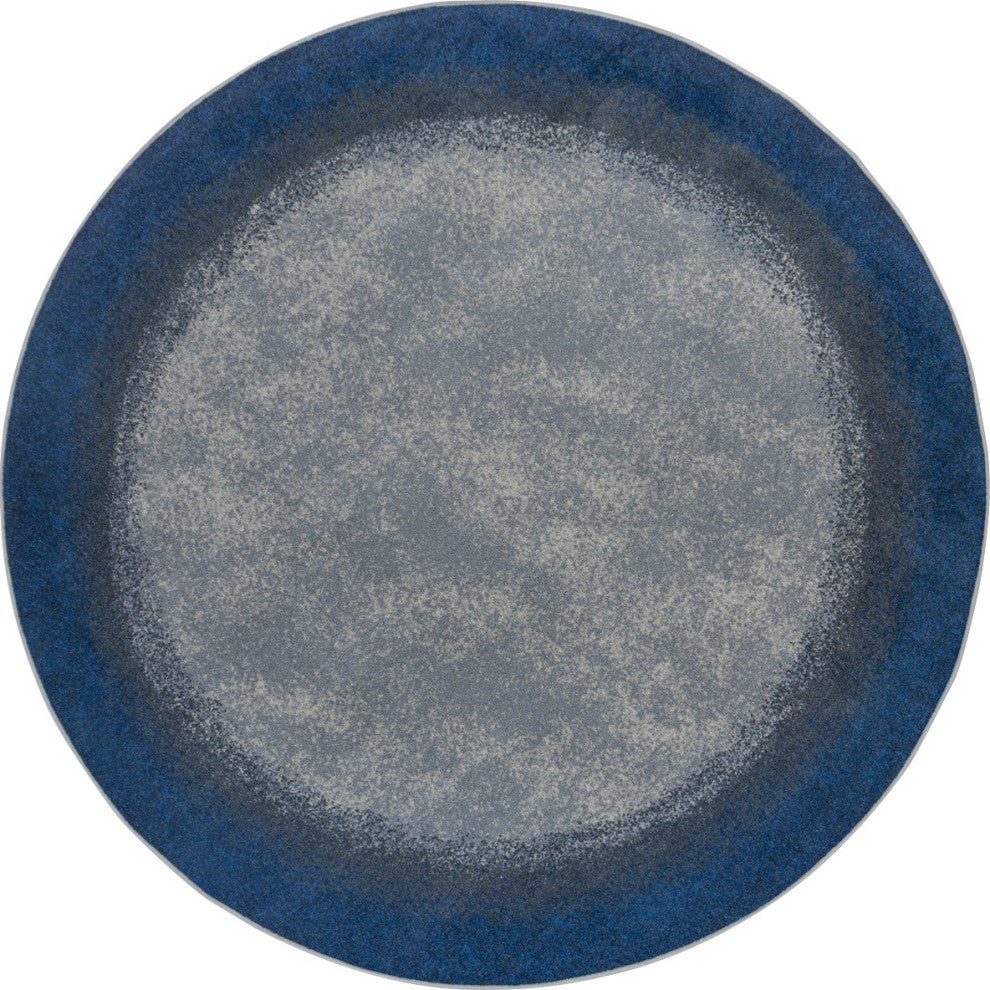 Urban Edges 13'2" Round Area Rug, Color Marine