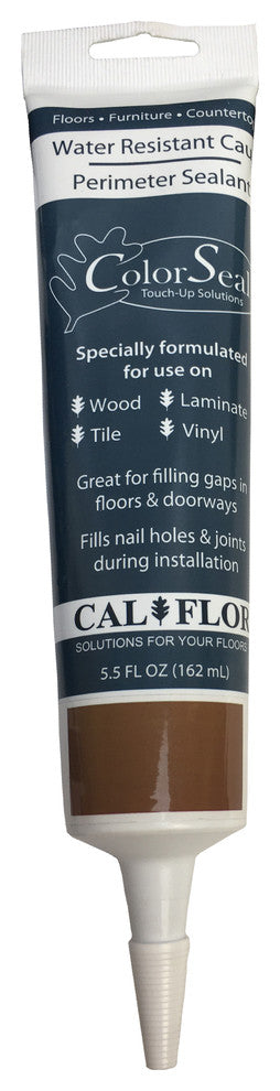 CalFlor ColorSeal Flexible Sealant for Wood, Tile and Vinyl, Walnut, Single