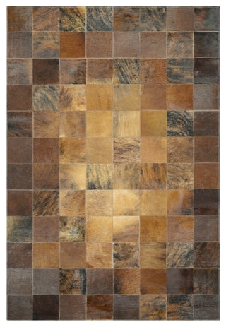 Couristan Chalet Tile Brown Area Rug, 5'4"x8'