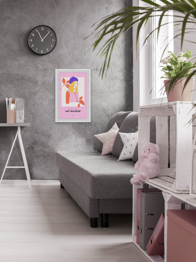 "Bohemian Lifestyle" Framed Painting Print, 8x12