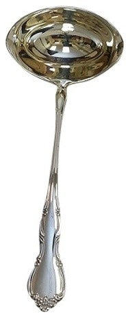 Gorham Sterling Silver Rose Tiara Gravy Ladle