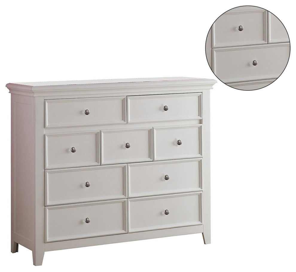 Oversized TV Console, White