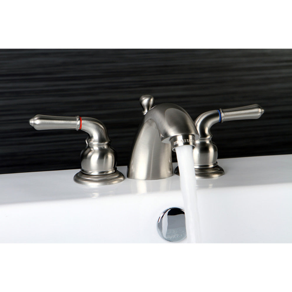 Kingston Brass KS2958 Widespread Bathroom Faucet, Brushed Nickel