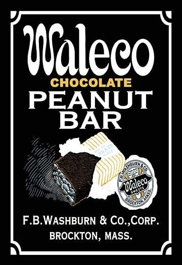 Waleco Chocolate Peanut Bar #2 - Gallery Wrapped Canvas Art 28" x 42"