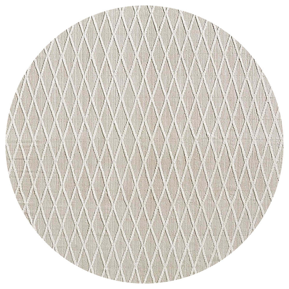 Ahgly Company Indoor Round Mid-Century Modern Area Rugs, 7' Round
