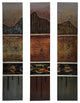 "Triple Play" Canvas Wall Art Panels, Set of 3, 12"x59"