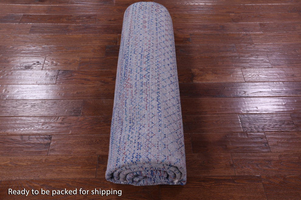 8' 0" X 10' 3" Savannah Grass Handmade Wool Rug Q9207