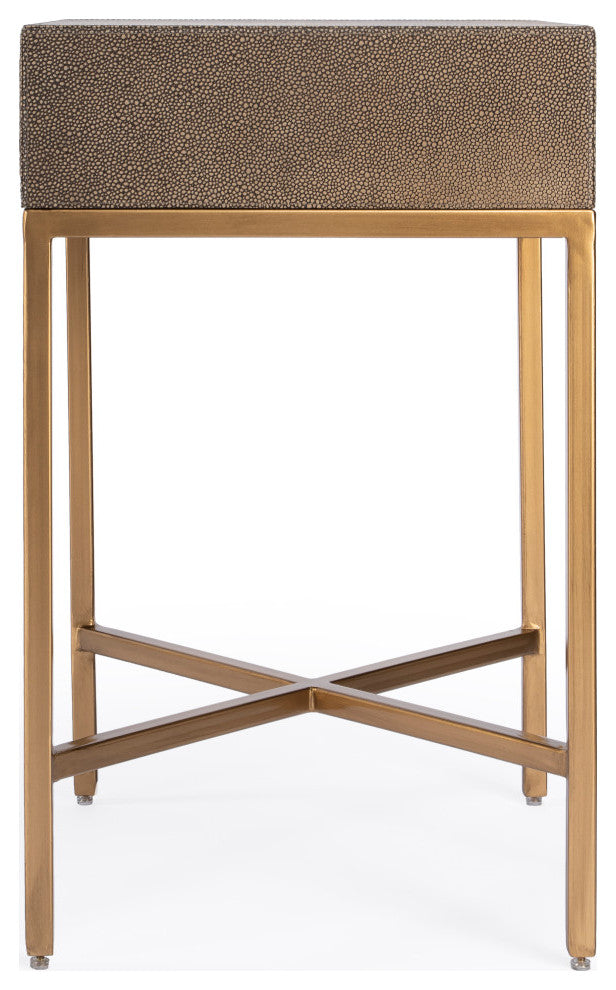 Alternate white background full view showing angled front of table.