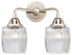 Innovations 288-2W-PN-G302-LED 2-Light Bath Vanity Light, Polished Nickel