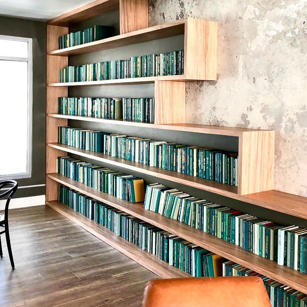 Modern Book Wall Set, Boxwood, Set of 100