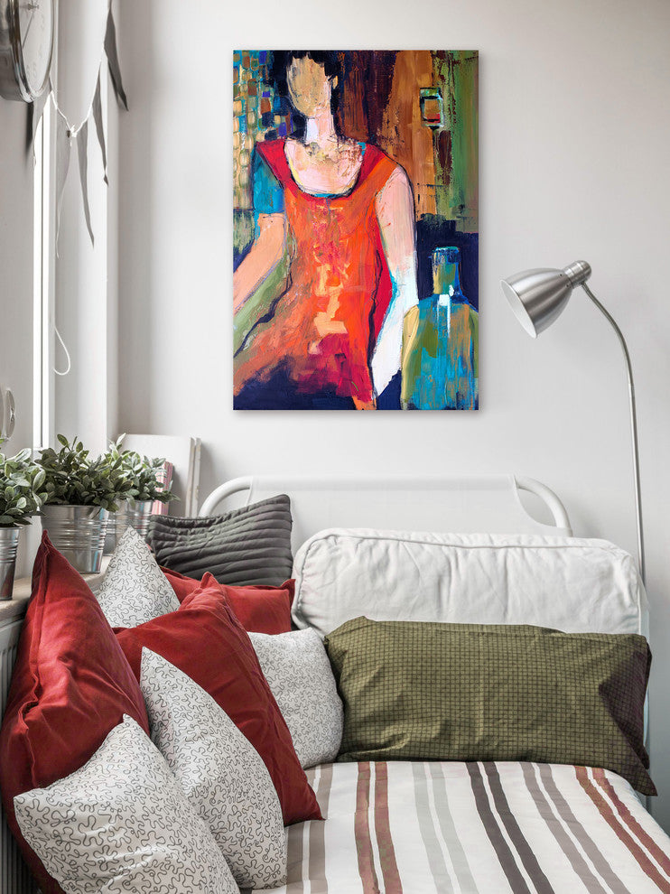 "A Quiet Sunday" Painting Print on Wrapped Canvas, 16x24